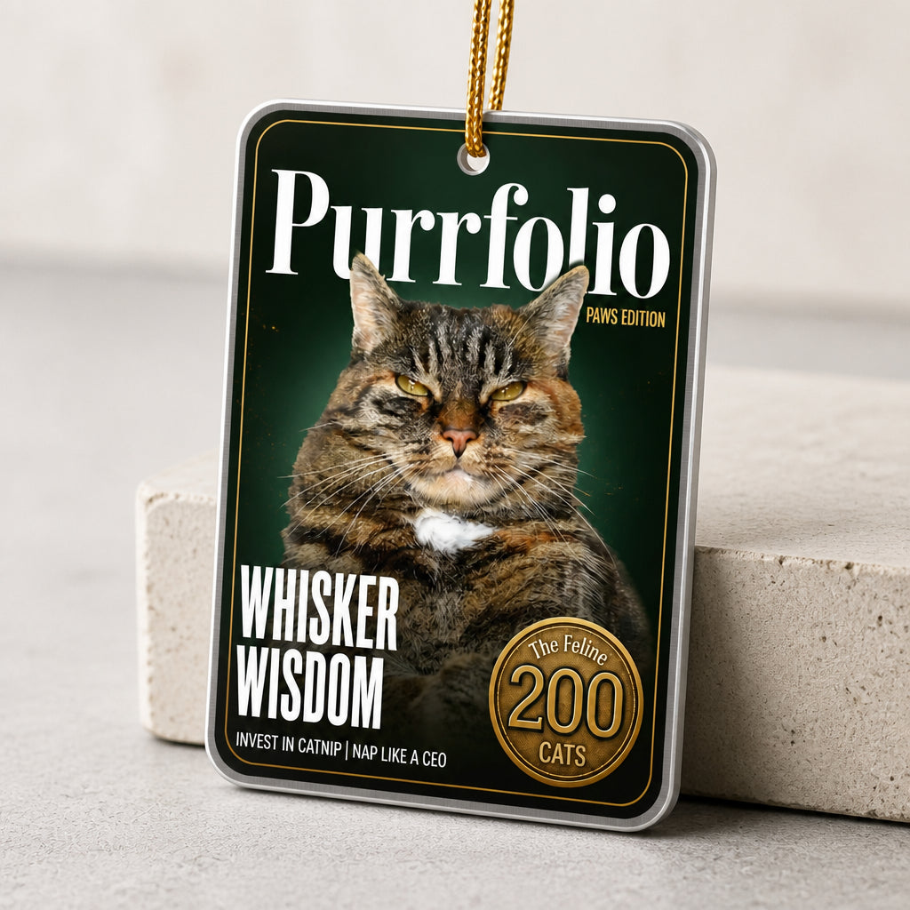 Purrfolio Paws Edition Magazine Cover Ornament – Upload Your Pet Photo - Personalized Aluminum Ornament 0e2244fb-36fc-47f4-b52a-50b370eceb71.jpg