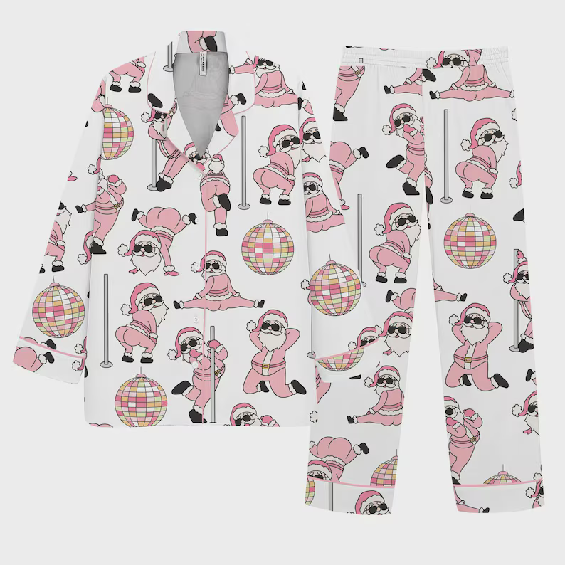 Pink Dancing Santa Pajama Set, Funny Christmas Sleepwear, Cute Holiday Lounge, Gift For Hers 0e3b24f7-be8d-4bf0-aff9-462bf58f9b53-il_794xN.7419003326_i63m_converted.png