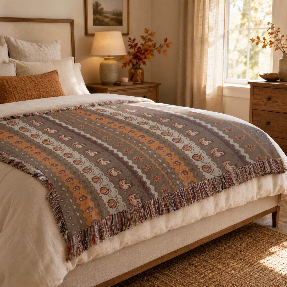 Stardew Fall Pixel Chickens Woven Throw Blanket | Pixel Pumpkins Home Decor | Autumn Fall Decoration | Tapestry Style | Housewarming Gift 0e3ec7a4-3e69-438d-a4f4-2f36b4abe72b-SDFDS-1-.png