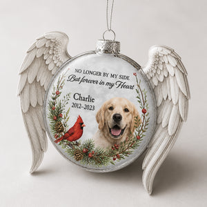 Pet Memorial Photo Bauble Ornament – “No longer by my side” - Personalized Bauble Ornament 0e3fc17e-6d11-43a6-96c8-5be16987d7b8.jpg