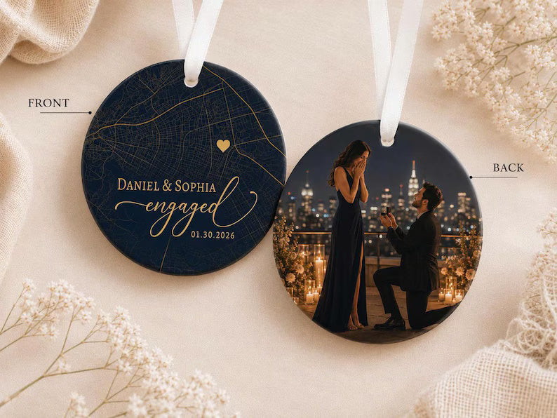 Personalized Proposal Map Ornament, Custom Couple Photo Keepsake, Warm Beige 0e498af0-3c7d-414e-ba71-a9f12778f94b-dghdfh-4-.jpg