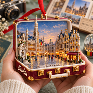 Personalized 3D Brussels Grand-Place Suitcase Christmas Ornament – Belgium Travel Souvenir & Gift for Brussels Lovers 0e53f062-5c1c-4b2b-8be7-740c23ac4f1c-Brussels-Grand-Place-Suitcase-Keepsake-4.png