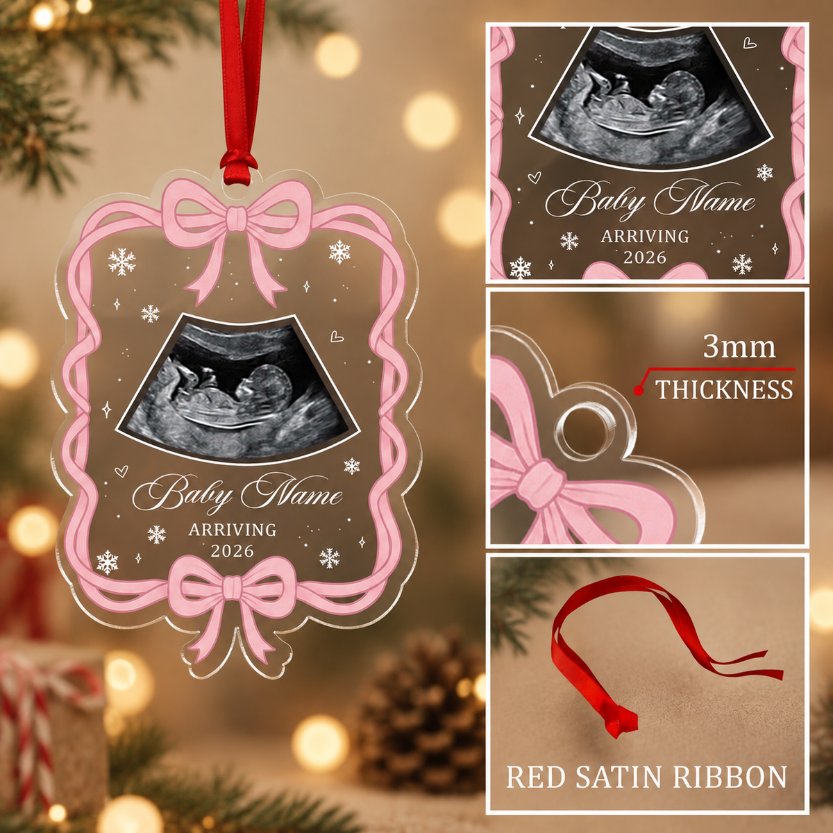 Custom Baby Expecting See You Ornament, Personalized Baby Scan Christmas Bauble With Photo, Baby Arriving Ornament Decor - Christmas Gift For New Mom 0e5b5164-81a7-4b5a-987a-94870c9aa346-th5th6.png