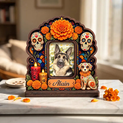 Custom Pet Ofrenda Memorial Photo Frame, Personalized Dog Nicho Altar Shrine, Dia De Muertos Sugar Skull Pet Loss Keepsake and Home Decor 0e722122-c865-4009-9ee4-e7a8072b0ca2-fgfgg-5-.webp