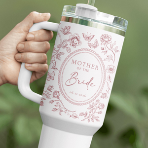 Blue Toile Mother Of the Bride Tumbler 40oz, Personalized Mother Of The Groom Tumbler With Handle, Blue Floral Toile De Jouy Wedding Cup 0e9cf430-10a6-4346-9e4f-f047cc2b2da6-banner-2.png