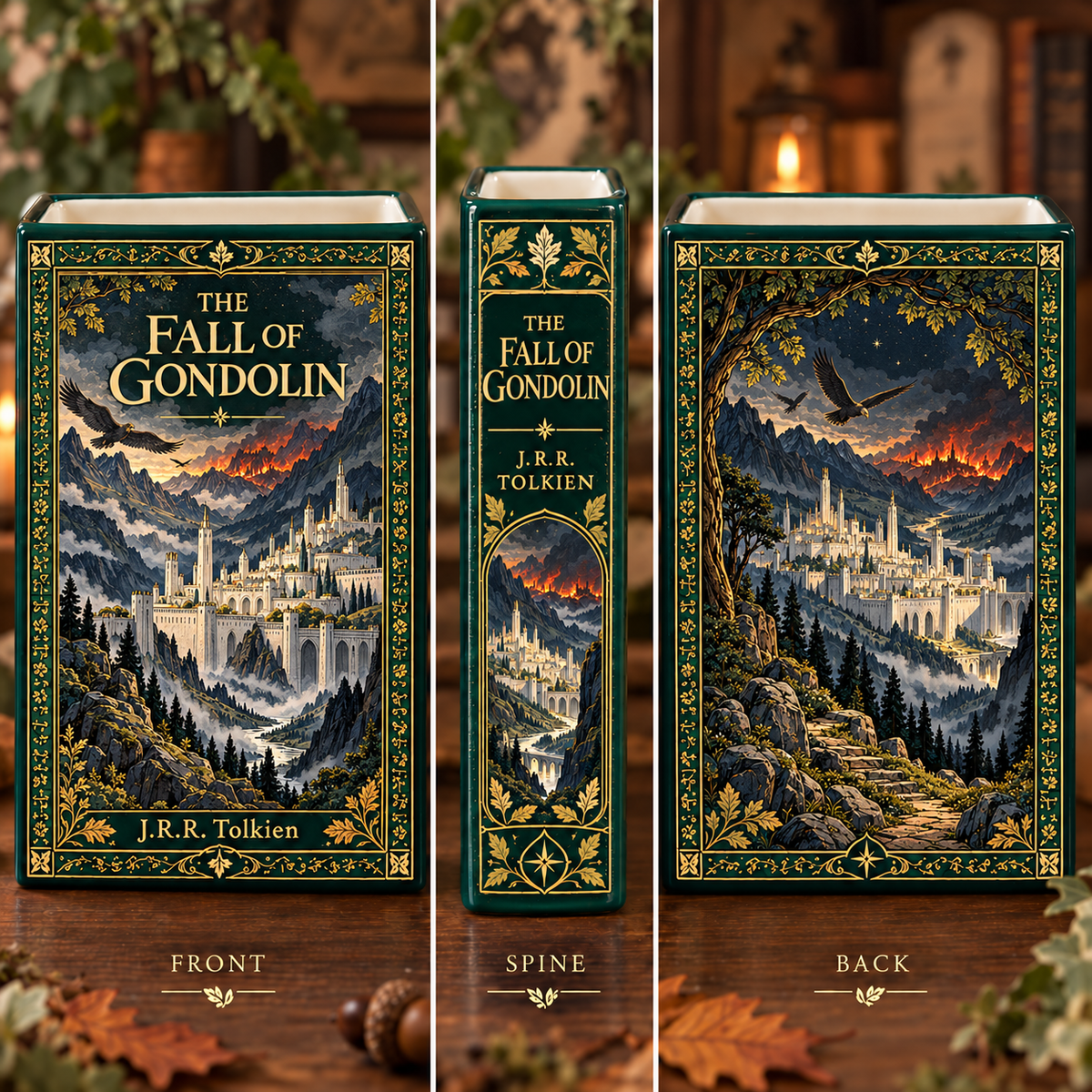 The Fall of Gondolin Ceramic Book Vase – Tolkien Inspired Flower Vase, Fantasy Bookshelf Decor 0eb0828e-6b81-4330-a8ea-bb0f00445b45-the-fall-of-gondolin.png