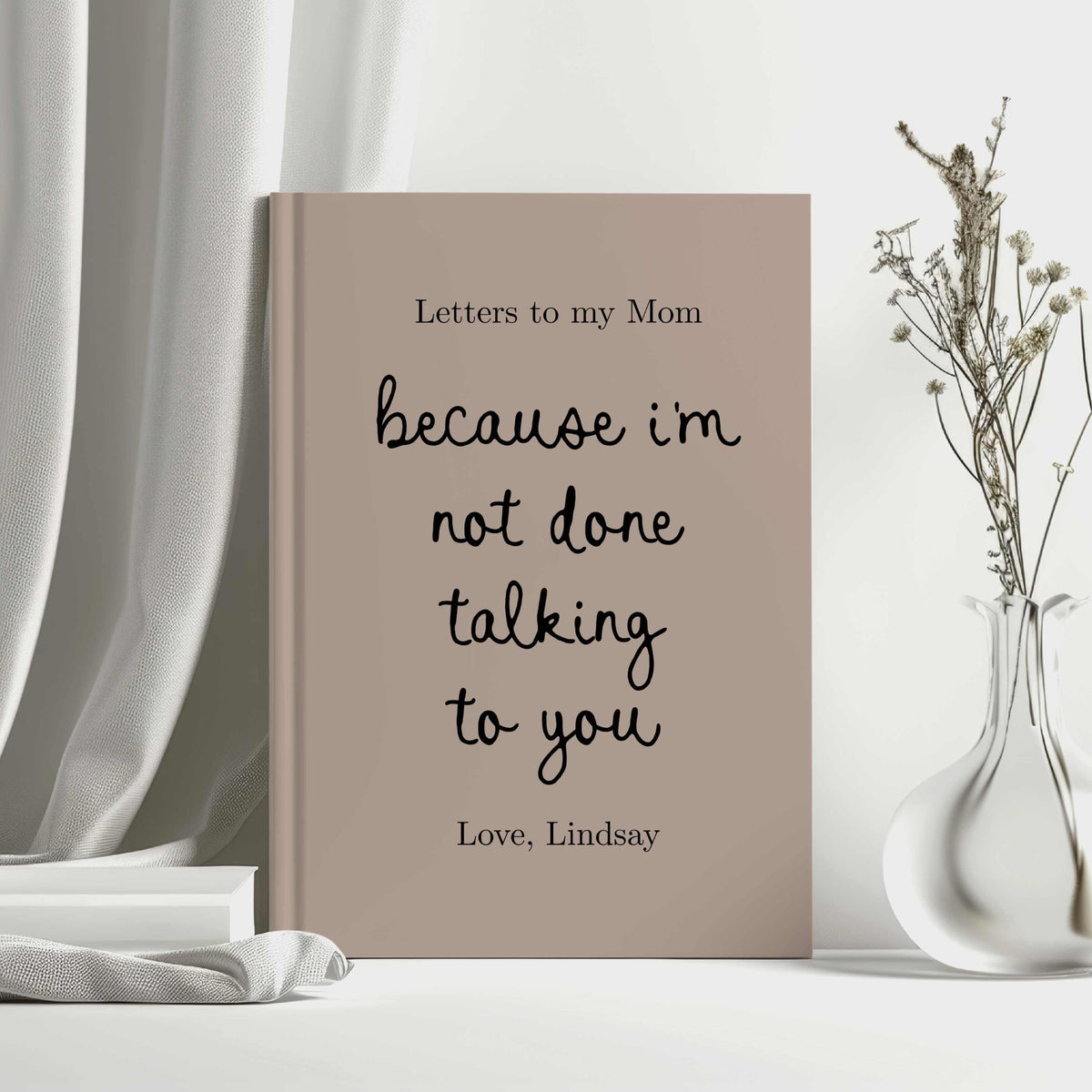 Letters to My Mom Grief Journal, Personalized Loss of Mother Gift, Custom Notebook Memorial Keepsake In Loving Memory Hardcover 0eb6c52d-7112-49dd-984b-9b8ad8da82f9-8.jpg