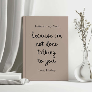 Letters to My Mom Grief Journal, Personalized Loss of Mother Gift, Custom Notebook Memorial Keepsake In Loving Memory Hardcover 0eb6c52d-7112-49dd-984b-9b8ad8da82f9-8.jpg