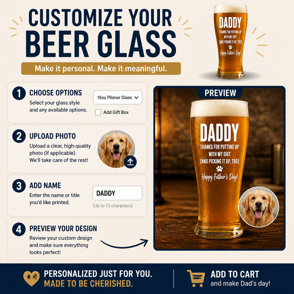 Dog Dad Beer Glass – Funny Father’s Day + Pet Portrait (Front/Back) - Personalized Beer Glass 0ec28530-ee6c-42a7-bb0c-30b4cb9bb5f2.jpg