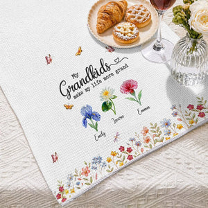 Make Life More Grand With My Lovely Kids - Personalized Kitchen Towel - Gift For Mom, Grandma 0ede4fa7-bacf-4a79-9639-737a64a6f4a9-banner-4.webp