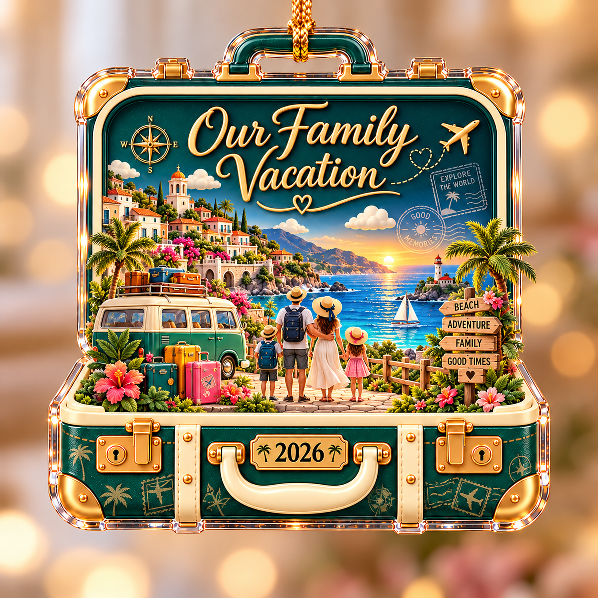 Personalized Family Vacation Suitcase Ornament – Custom Year, Summer Beach Travel Keepsake, Christmas Gift for Traveling Families 0ee3a637-dfa8-4523-b6d6-df23942e85a1-Our-Family-Vacation-Suitcase-Diorama.png