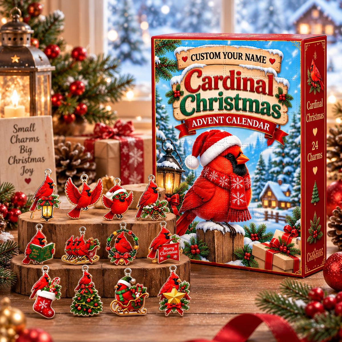 Personalized Cardinal Blind Box Advent Calendar 2026, 24 Mini Cardinal Charms, Custom Cardinal Outdoor Countdown Gift for Cardinal Lovers 0ee47b6b-500f-4ca9-8b1f-4fec66c2f955-il_1588xN.8574550575_rklc.jpg
