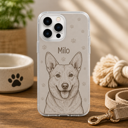 Custom Pet Portrait Phone Case — Sketch + Name - Personalized Phonecase 0ee68f6f-a361-457b-9271-b56677f75dc0.png
