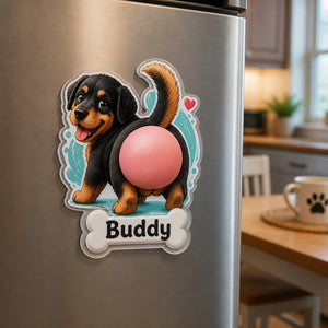 Custom Dog Butt Soft-Belly Fridge Magnet – Upload Pet Photo + Name - Personalized Acrylic Refrigerator Magnet - Soft Rubber Belly 0f022791-d790-484c-84f2-caf62bdb6609.jpg