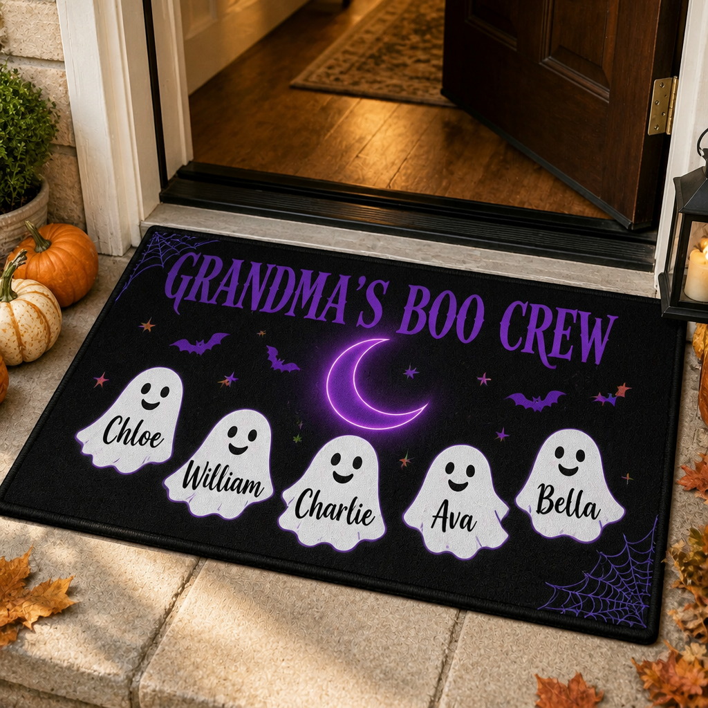 Grandma's Boo Crew Halloween Doormat – Personalized Grandkids Names - Personalized Doormat 0f4446ec-fac7-4bb2-a76d-7a1aff6ebae0.png