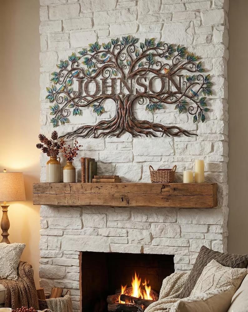 Personalized Tree of Life Metal Sign, Custom Family Name Art, Organic Branch Letters with Colorful Birds & Leaves, Housewarming/Wedding Gift 0f4e322e-ce37-4cd8-90aa-1935d36c48a5-ghkjyuk-3-.jpg