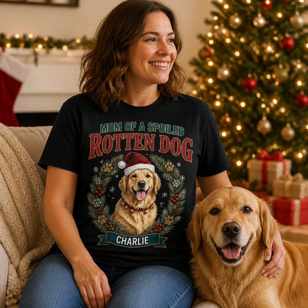 Spoiled Rotten Dog Mom – Custom Pet Portrait Tee - Personalized T-shirt 0f7b934b-d611-4414-bf7b-867ed8163c47.jpg