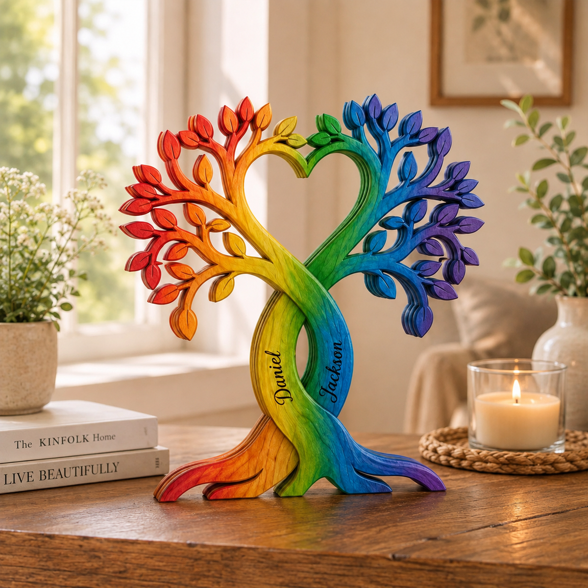 Personalized LGBT Couple Heart Tree Wooden Block, Custom Gay Couple Anniversary Gift, Rainbow Pride Wooden Sign, LGBTQ Wedding Keepsake 0f8e04ab-22b7-405f-8e97-b68fde5076d5-banner-1.png