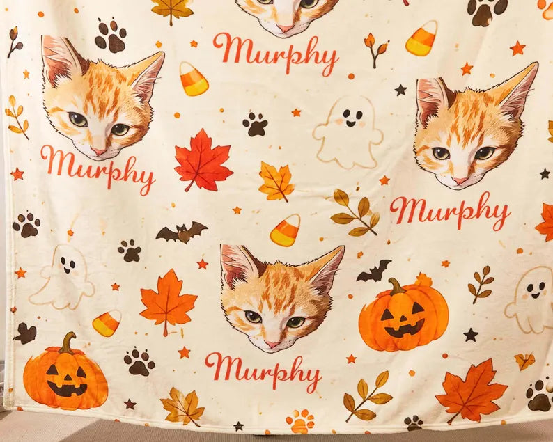 Custom Halloween Pet Photo Blanket, Personalized Dog Cat Portrait Throw, Spooky Season Decor 0f8e93a9-970f-410c-a61f-8a9e09b4aa74-fdgdf-30-.webp