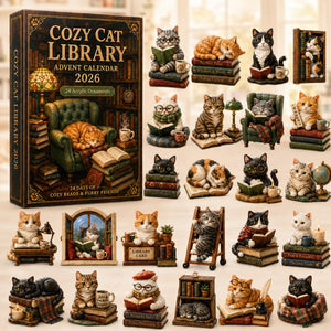 Cozy Cat Library Advent Calendar 2026 - 24-Day Festive Countdown, Acrylic Charms Blind Box - Gift For Reading Lovers 0f8f3de2-6f65-4ec3-8421-2ec1c71fa020-cat.jpg