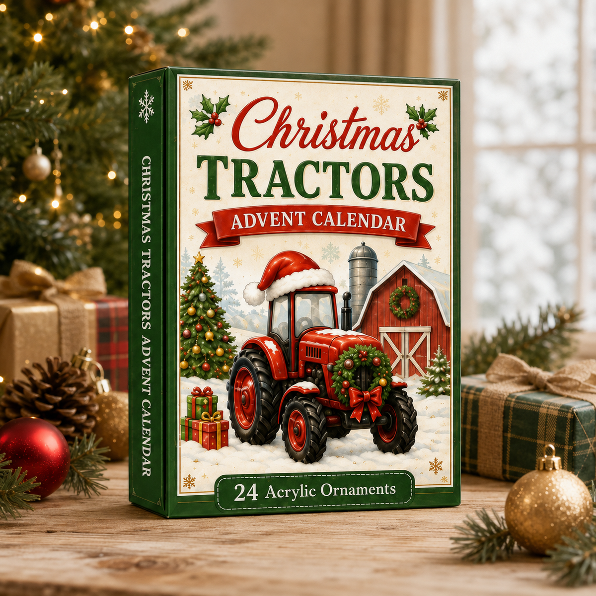 Christmas Tractors Advent Calendar 2026 - 24-Day Festive Countdown, Acrylic Charms Blind Box - Gift For Farmers 0f915a63-218c-4f8e-8086-7cc39576cbe7-tractor-box.png