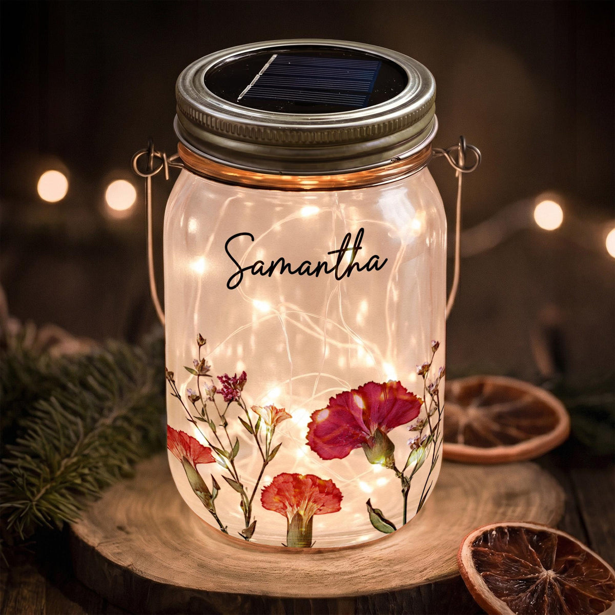 Personalized Birth Flower Mason Jar Night Light, Solar Lamp Gift For Her, Birthday Custom Night Light Gift For Friend, Bridesmaid Light Gift 0f945929-4afb-4290-b95a-ec24d273b7c5-4.jpg
