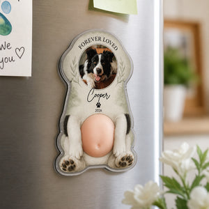 Forever Loved Pet Memorial Photo Magnet - Personalized Acrylic Refrigerator Magnet - Soft Rubber Belly 0fb6b3ab-4a32-425a-9117-9bc58b2ce67b.jpg