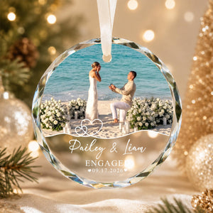 Custom Engagement Photo Ornament, Engagement Ornament, Couple Photo Engaged Ornament, Marriage Proposal Gift,Wedding Newlywed Photo Keepsake 0ff50be5-9b9d-4ed0-bf0f-abaaef56e314-6.jpg