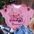 Pink Truck & Butterflies Grandma, Personalized Shirt, Gift For Grandma