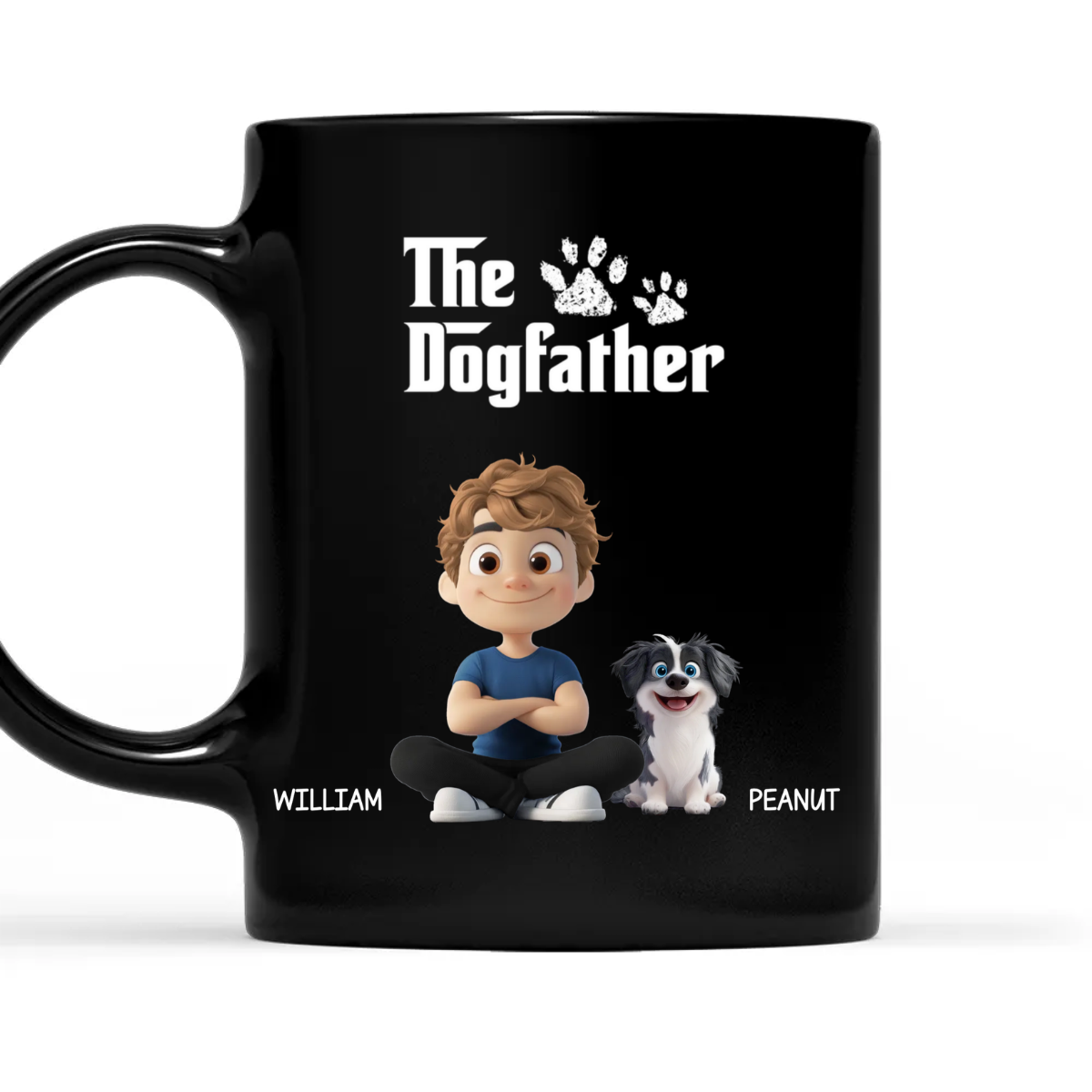 The Cool Dog Father - Personalized Mug - Gift For Dog Owners, Dog Lovers, Father's Day Gift