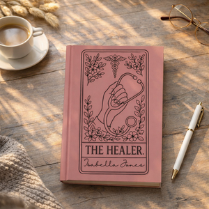 The Healer Card Journal- Personalized Doctor Appreciation Gifts, Physician Notebook, Medical School Graduation Gift, Medical Student Gift
