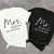 Mr. And Mrs. Wife Husband, Just Married Shirt, Wedding Anniversary Gift, Honeymoon Gift