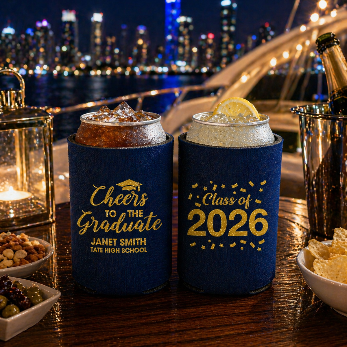 Graduation Party Favors, Graduation Can Cooler, Grad Party, College Graduation Party, Class of 2026 Gift, Cheers to the Graduate