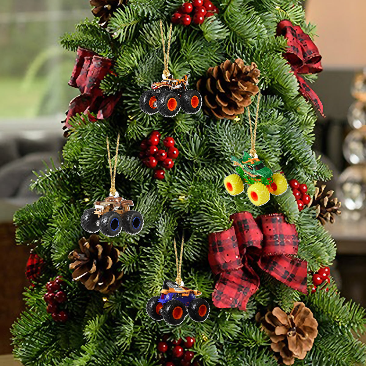 Monster Crusher - Personalized Kid Advent Calendar With Ornaments 24 Days Christmas Blind Box For Kids