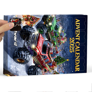 Monster Crusher - Personalized Kid Advent Calendar With Ornaments 24 Days Christmas Blind Box For Kids