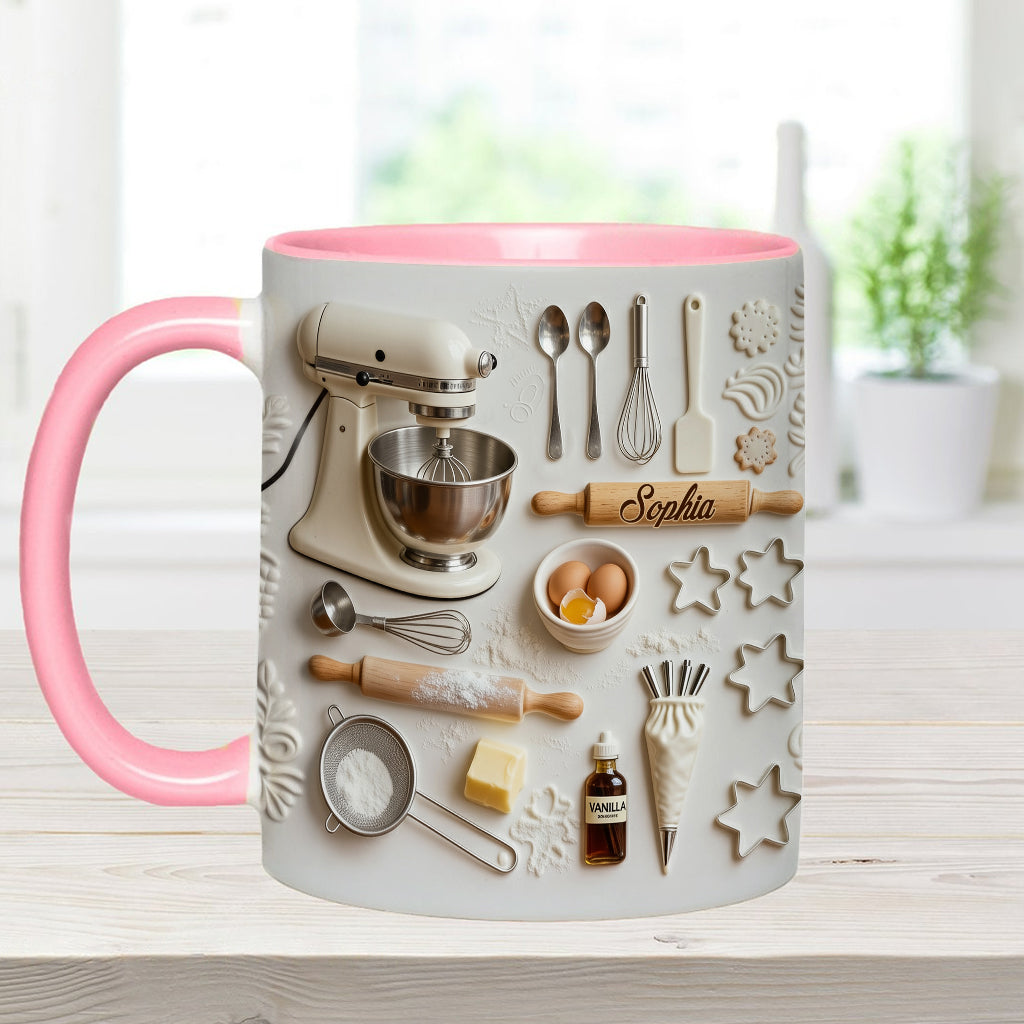Love Baking - Personalized Baking Accent Mug
