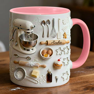Love Baking - Personalized Baking Accent Mug