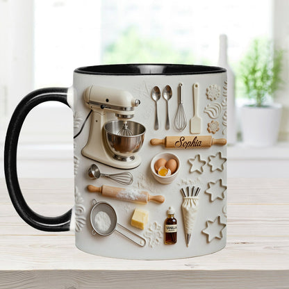 Love Baking - Personalized Baking Accent Mug