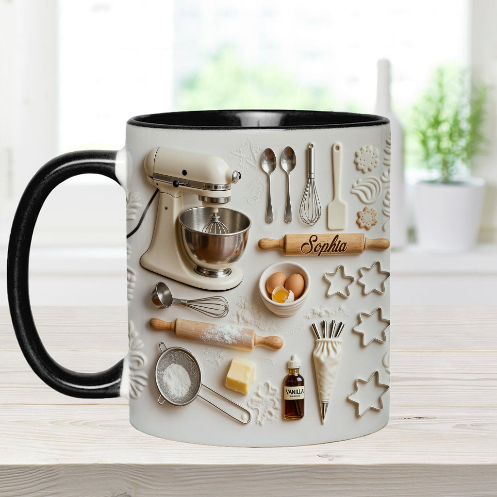 Love Baking - Personalized Baking Accent Mug