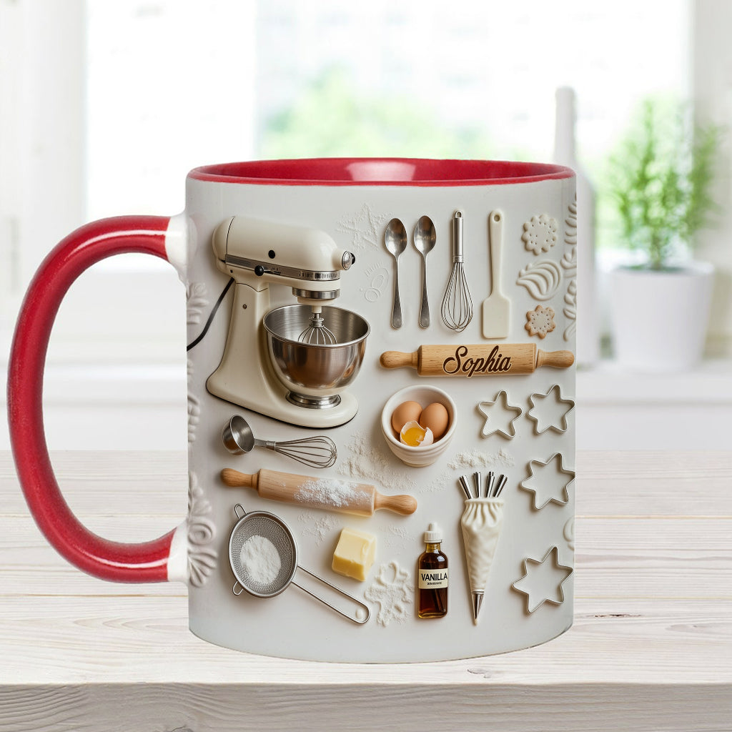Love Baking - Personalized Baking Accent Mug
