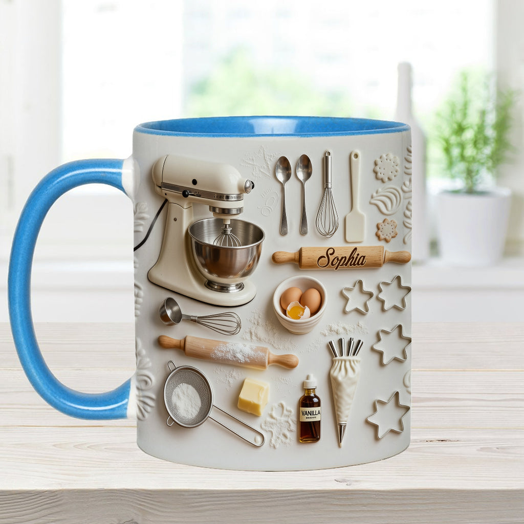 Love Baking - Personalized Baking Accent Mug