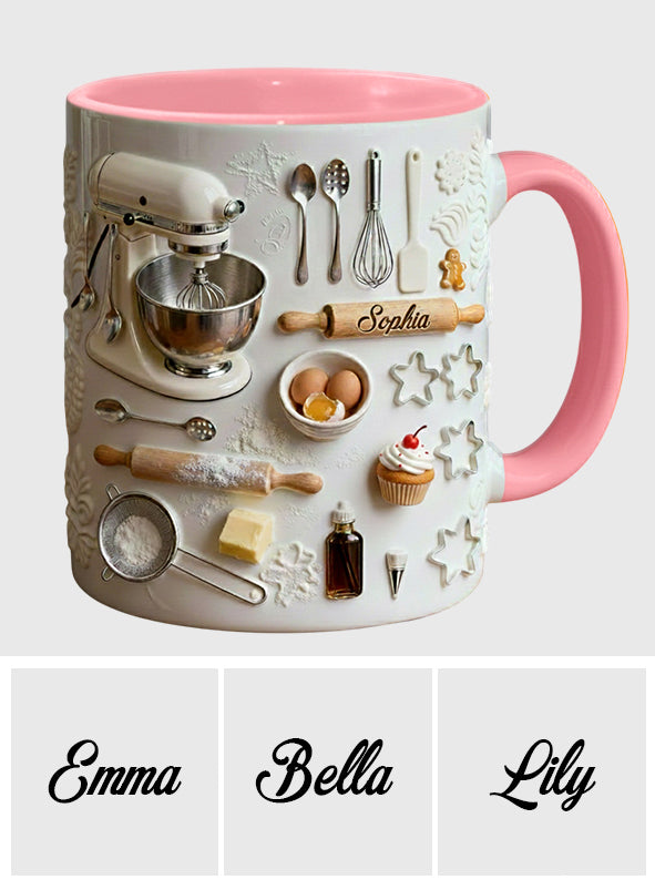 Love Baking - Personalized Baking Accent Mug