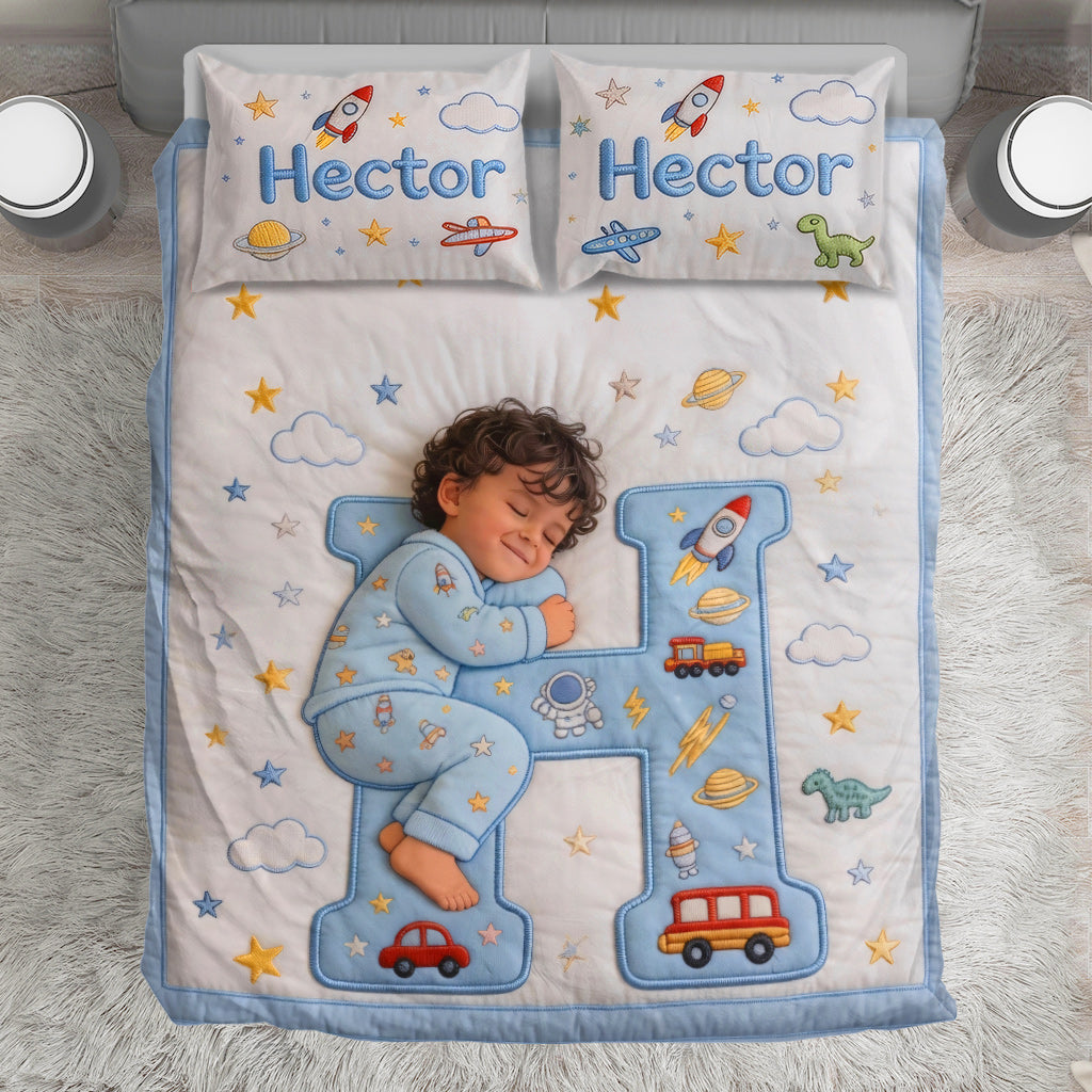 Initial Letter Gift For Kids - Personalized Kid Bedding Set 10238050326scl1cle1tr04cu03ha13bds1_ipatukid00521_mkw5_4c9cbe96-6303-4fe5-8376-f71f3d93ffe5.jpg