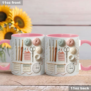 Love Crocheting - Personalized Crocheting Accent Mug