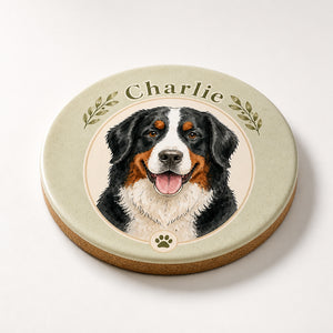 Custom Pet Portrait + Name Ceramic Coaster - Personalized Custom Ceramic Coasters 103f2870-68ff-456f-81b1-483e71316eba.jpg