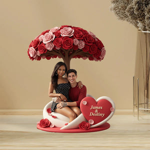 Custom From Any Photo - Personalized Couple Custom Shaped Acrylic Plaque
