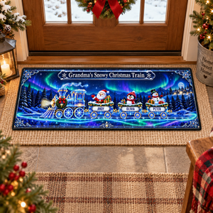 Grandma Snowy Christmas Train - Personalized Runner Rug 10448d02-4f2c-4854-94b5-a1592a264b0e-huhu.png