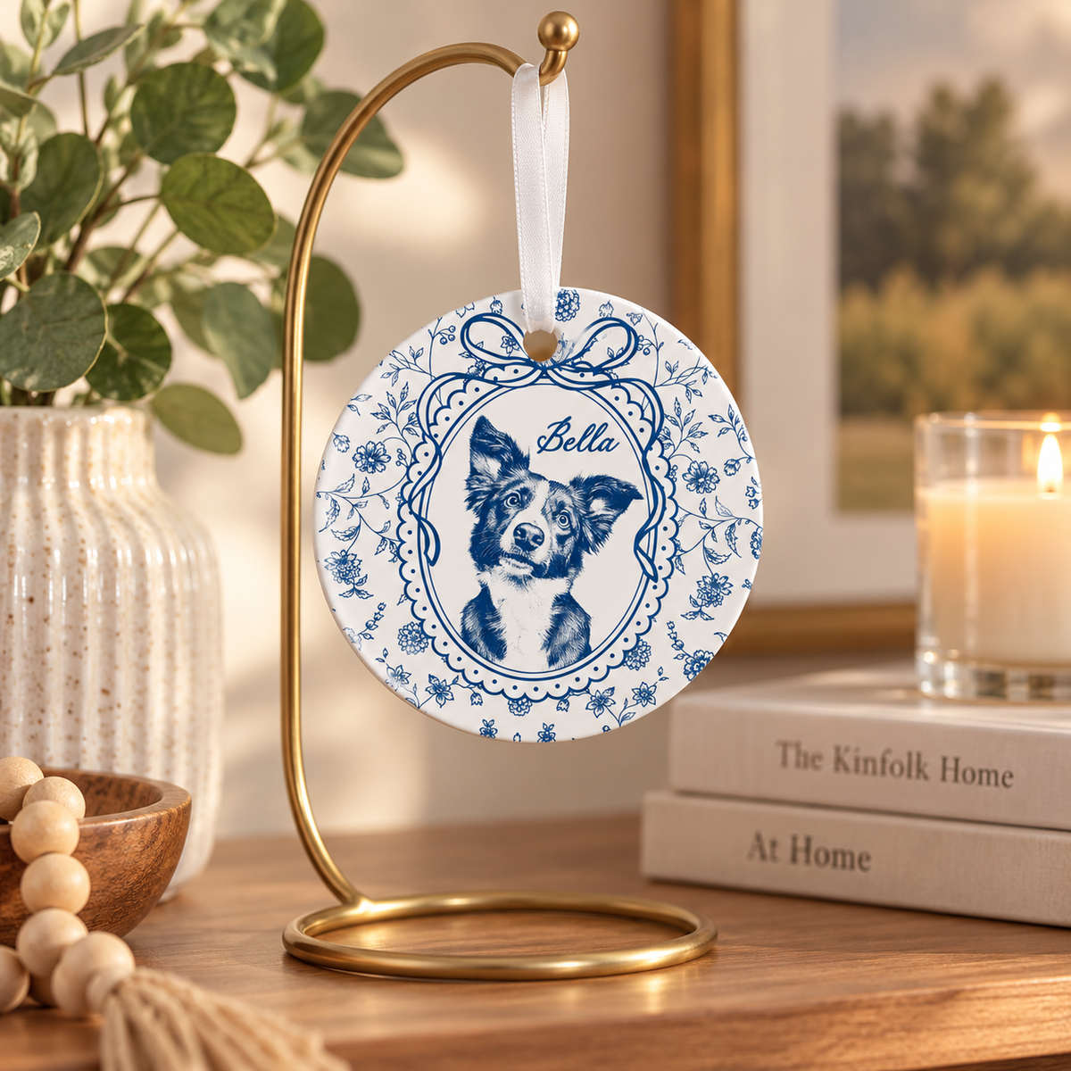 Custom Pet Portrait Ornament: Floral Dog Photo Christmas Ornament 2026, Pet Photo Christmas Decor, Dog Mom Gift, Dog Memorial Gift 10533ab3-1474-4568-8312-d6dcadf931d5-f32e5cb2-5fc9-4f89-9dbb-b4706aea452e.png