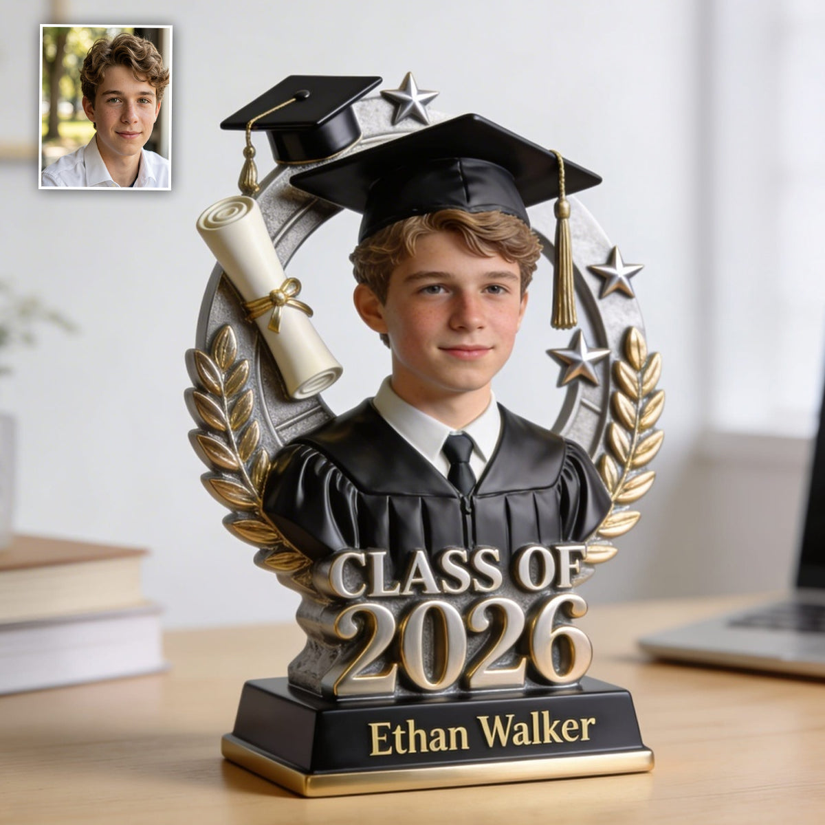 Proud Graduation Trophy - Personalized Graduation Custom Shaped Acrylic Plaque 10589090426scl1cle1ph08nh02tr15hsp1_ipatugrd00103_mkw1.jpg
