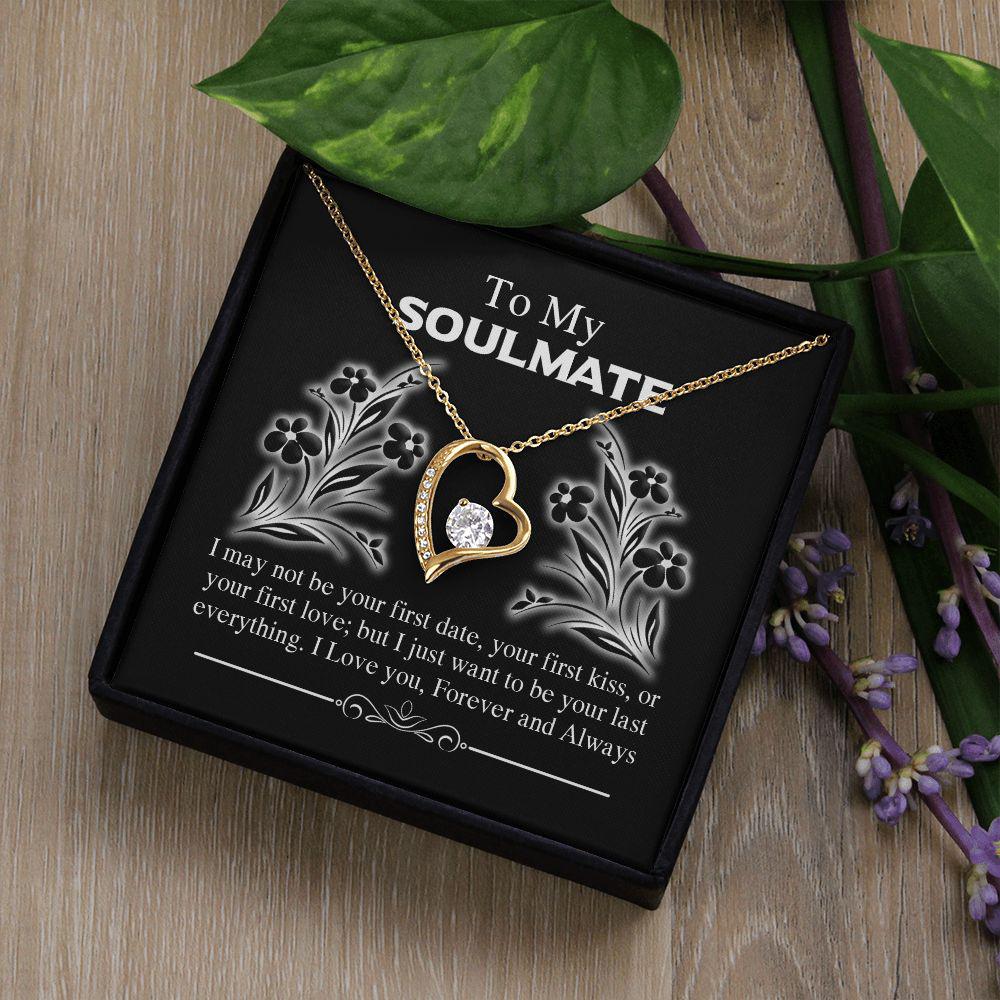 To My Soulmate I Love you Forever And Always Necklace With Message Card, For Wife, Valentine s Day Gift, Love From Husband 1058.jpg